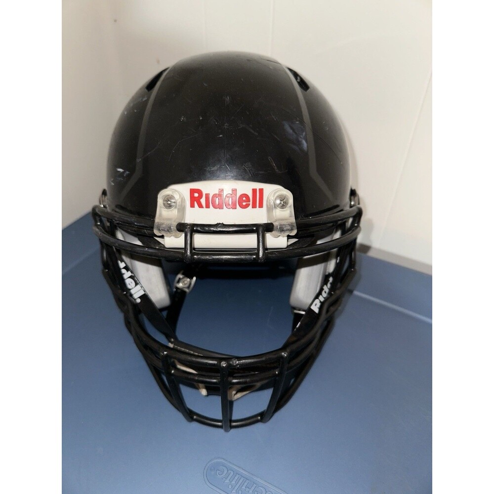 Riddell Victor R41187 Youth Football Helmet Small Med Black Facemask Chin Guard